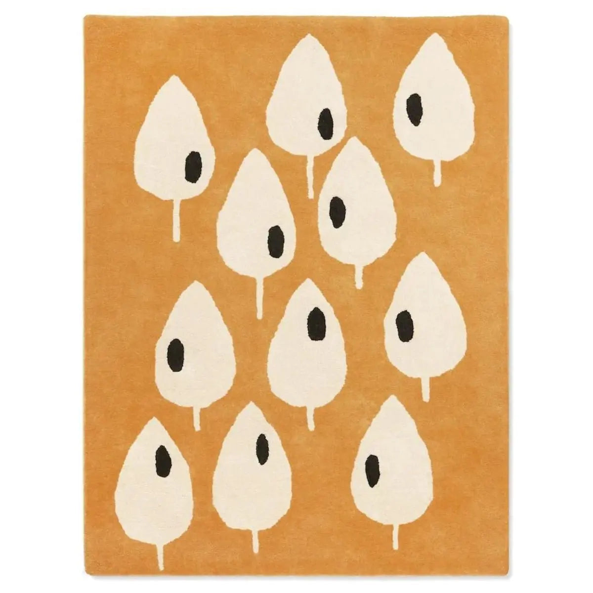 BLEUU - STUDIO - Tapis Enfant Forêt Abricot 120 x 170 Cm