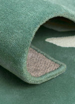 BLEUU - STUDIO - Tapis Enfant Forêt Vert 100 x 130 Cm