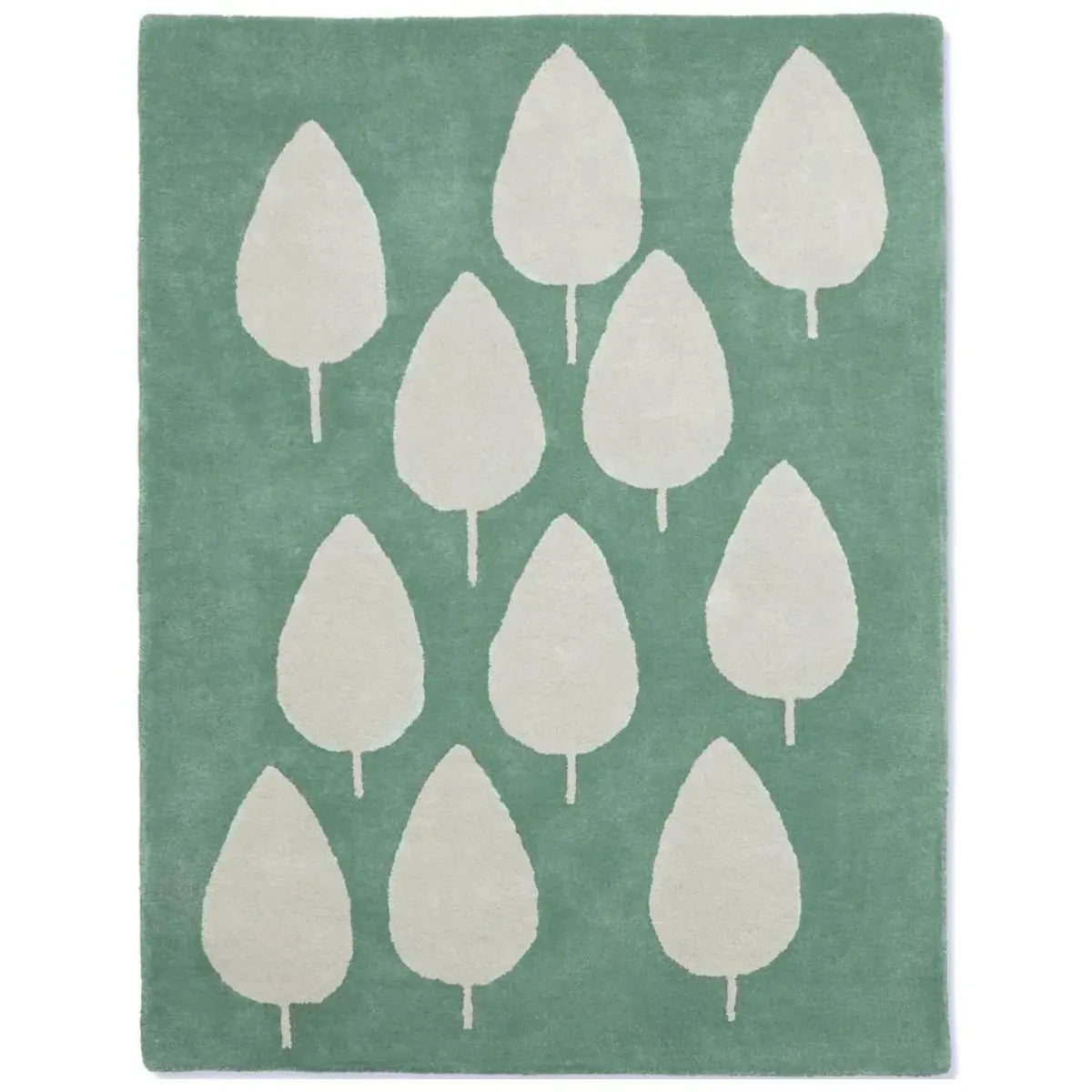 BLEUU - STUDIO - Tapis Enfant Forêt Vert 120 x 170 Cm