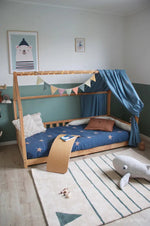 BLEUU - STUDIO - Tapis Enfant Marin Kaki 120 x 170 Cm