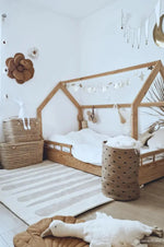 BLEUU - STUDIO - Tapis Enfant Mikado Beige 120 x 170 Cm