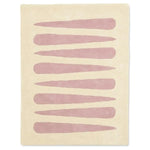 BLEUU - STUDIO - Tapis Enfant Mikado Rose 100 x 130 Cm