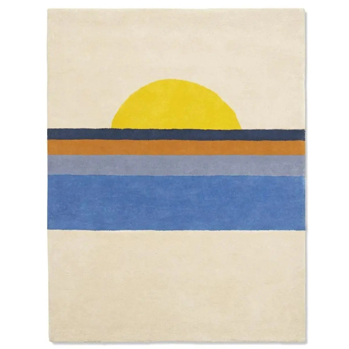 BLEUU - STUDIO - Tapis Enfant Sunset Bleu 100 x 130 Cm
