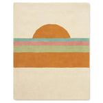 BLEUU - STUDIO - Tapis Enfant Sunset Orange 100 x 130 Cm