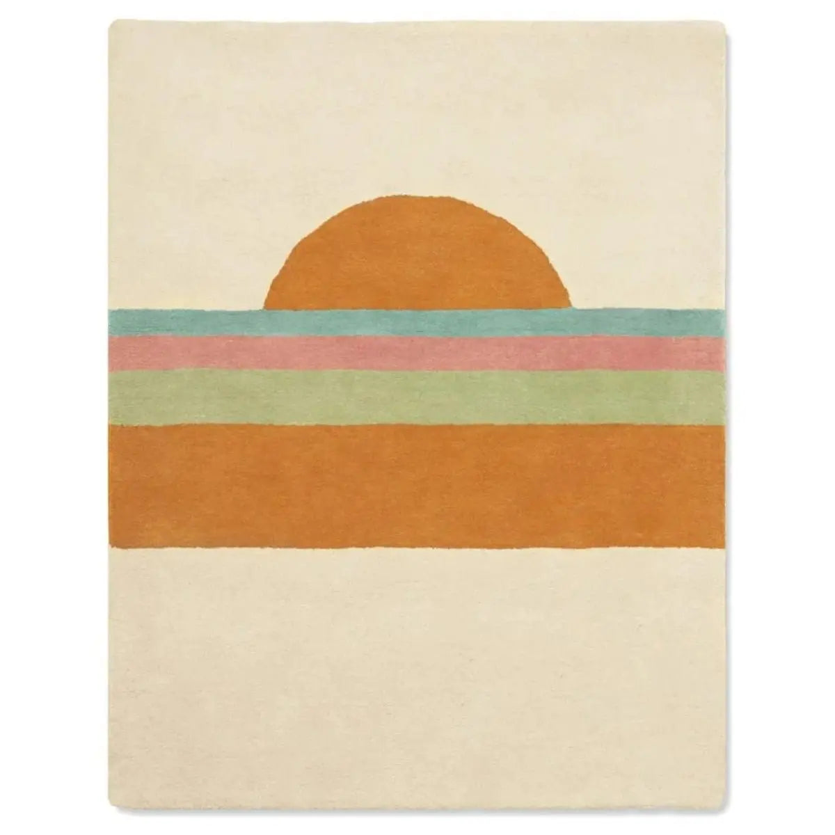 BLEUU - STUDIO - Tapis Enfant Sunset Orange 100 x 130 Cm