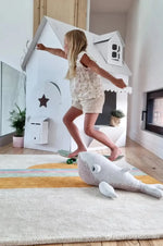 BLEUU - STUDIO - Tapis Enfant Sunset Orange 100 x 130 Cm