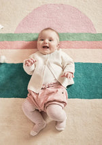 BLEUU - STUDIO - Tapis Enfant Sunset Rose/vert 120 x 170 Cm