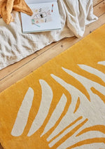 BLEUU - STUDIO - Tapis Enfant Zebre Abricot 100 x 130 Cm