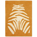BLEUU - STUDIO - Tapis Enfant Zebre Abricot 100 x 130 Cm