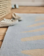 BLEUU - STUDIO - Tapis Enfant Zebre Bleu 120 x 170 Cm