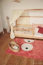 BLEUU - STUDIO - Tapis Enfant Zoeils Terracotta 120 x 170 Cm