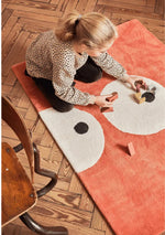 BLEUU - STUDIO - Tapis Enfant Zoeils Terracotta 120 x 170 Cm