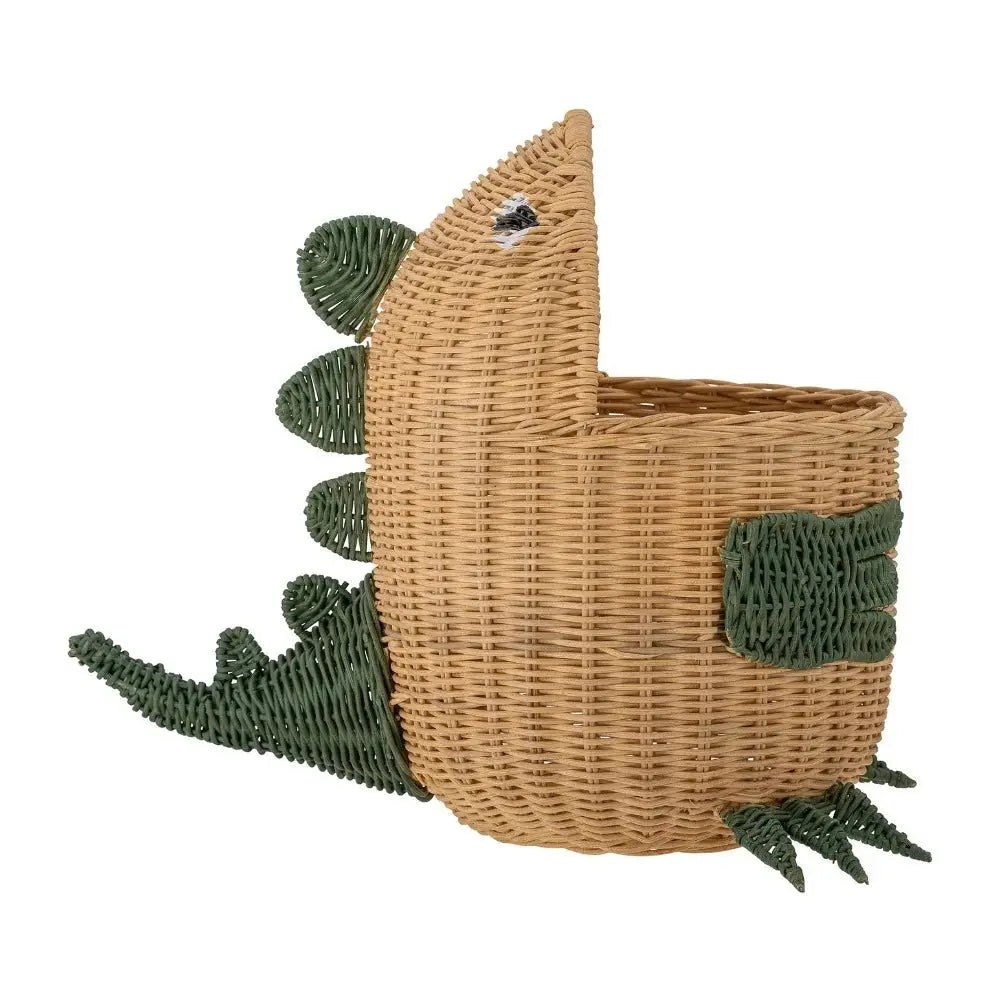 BLOOMINGVILLE MINI - Panier Dinosaure En Rotin Eddi