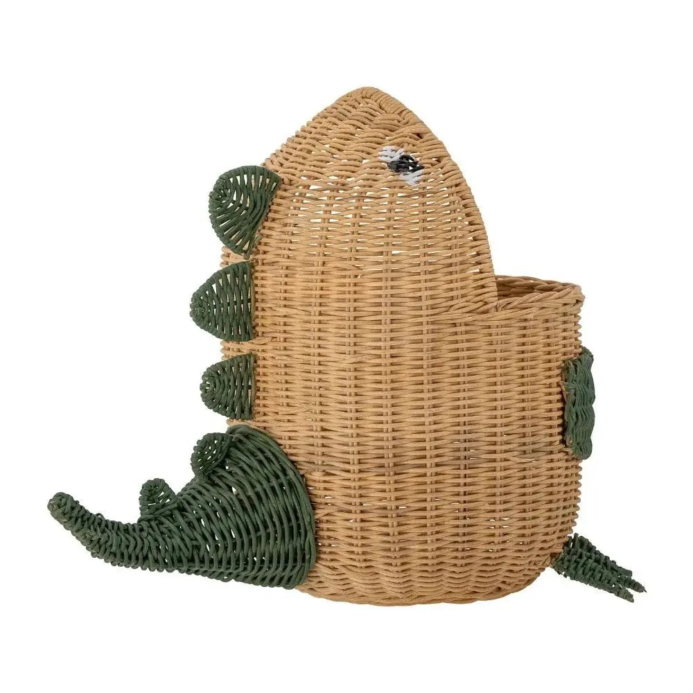 BLOOMINGVILLE MINI - Panier Dinosaure En Rotin Eddi