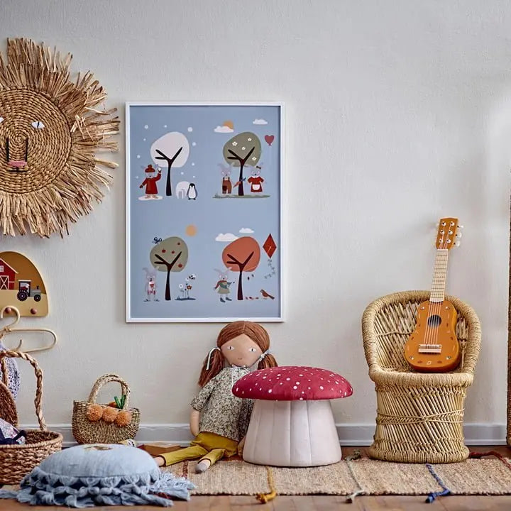 BLOOMINGVILLE MINI - Pouf À Champignons Red Lue