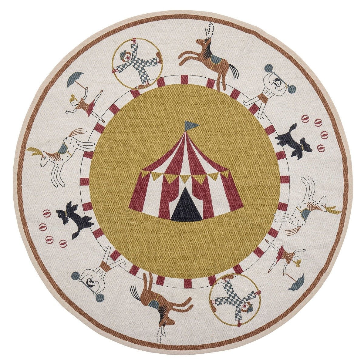 BLOOMINGVILLE MINI - Tapis Cirque Jaune