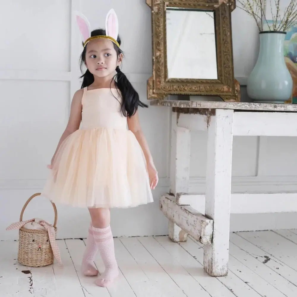 BOB & BLOSSOM - Robe Tutu En Tulle Abricot Doux
