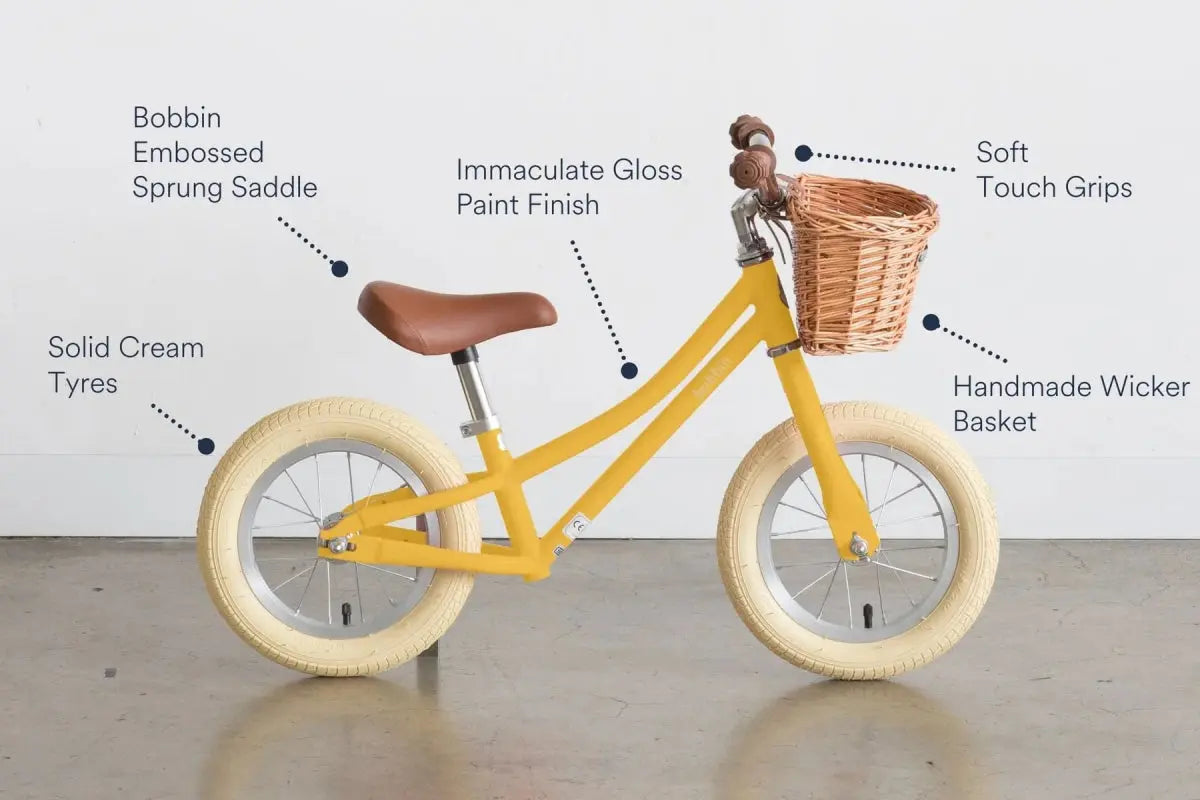 BOBBIN BIKES - Draisienne Gingersnap 12" - Jaune