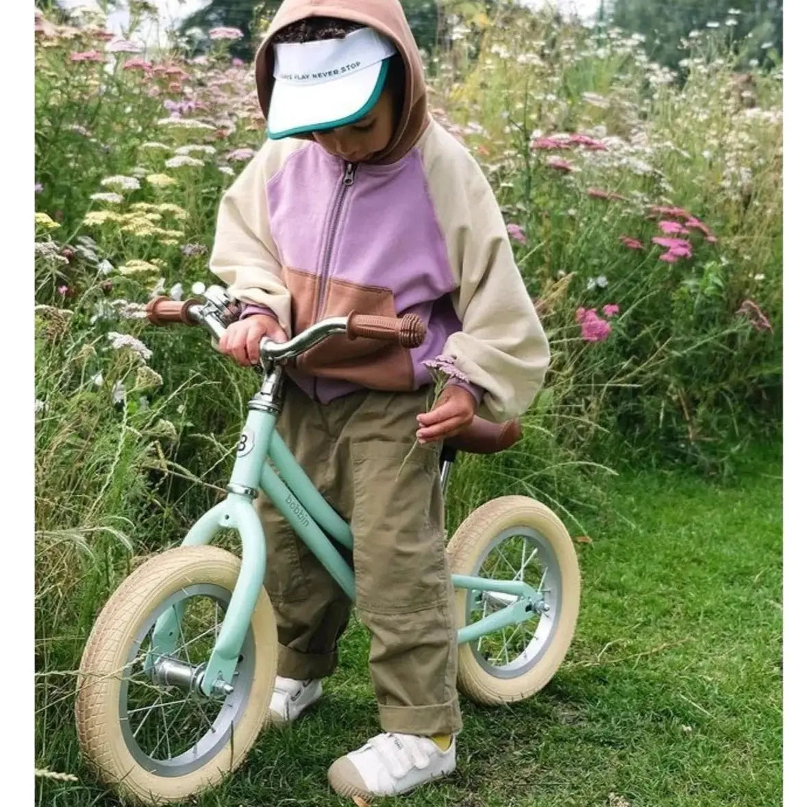 BOBBIN BIKES - Draisienne Gingersnap 12" - Vert Pâle