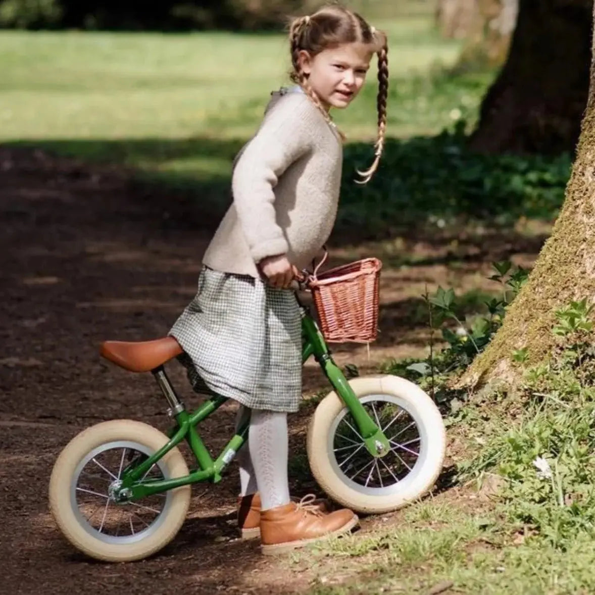 BOBBIN BIKES - Draisienne Moonbug 12" - Vert