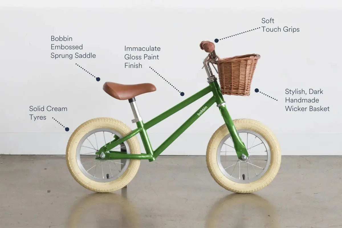 BOBBIN BIKES - Draisienne Moonbug 12" - Vert