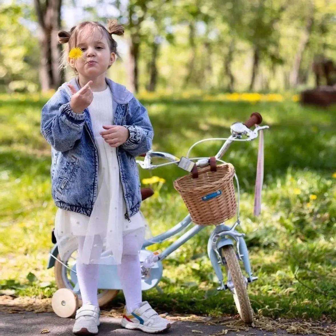 BOBBIN BIKES - Vélo Enfant Gingersnap 12" - Bleu Ciel