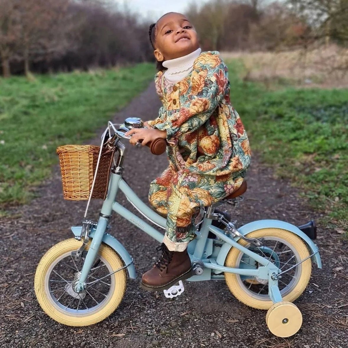 BOBBIN BIKES-Vélo Enfant Gingersnap 12" - Bleu Ciel-Les Petits