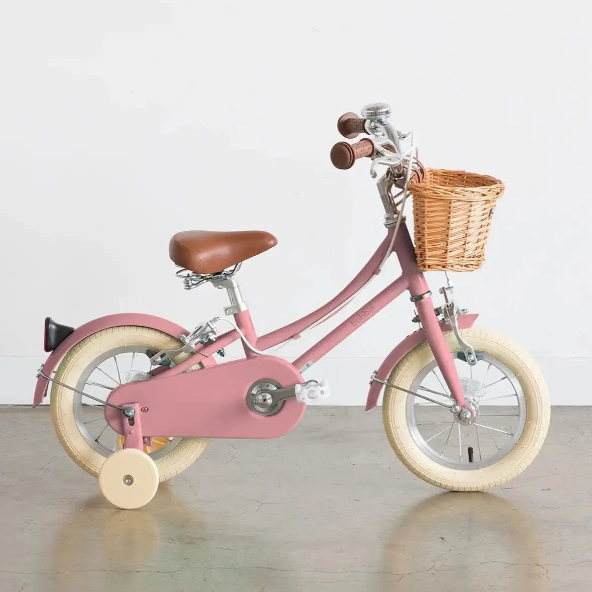 BOBBIN BIKES - Vélo Enfant Gingersnap 12" - Rose Pâle