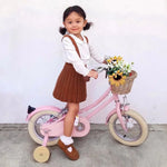 BOBBIN BIKES - Vélo Enfant Gingersnap 12" - Rose Pâle