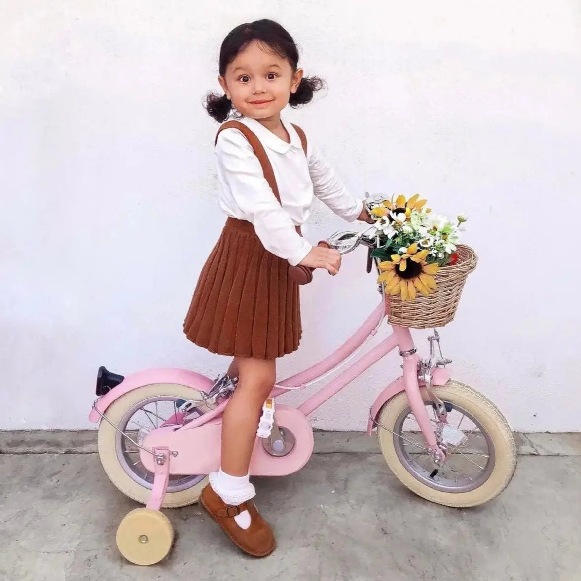 BOBBIN BIKES - Vélo Enfant Gingersnap 12" - Rose Pâle