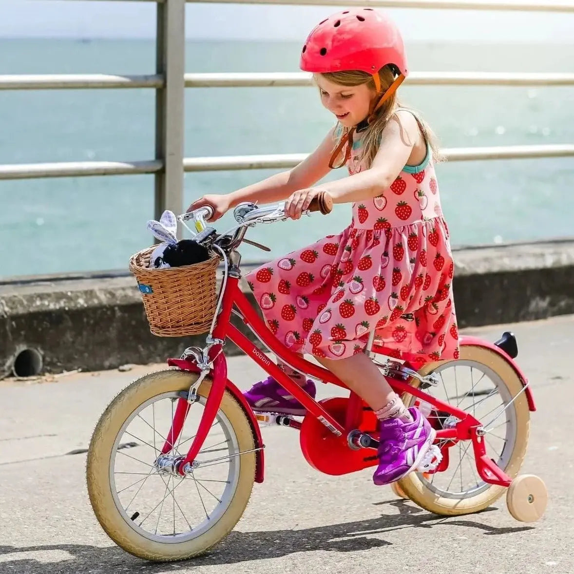 BOBBIN BIKES - Vélo Enfant Gingersnap 16" - Cerise Rose
