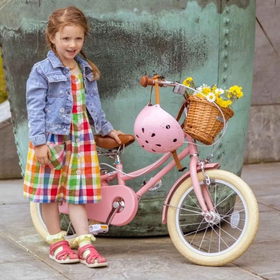 BOBBIN BIKES - Vélo Enfant Gingersnap 16" - Rose Pâle