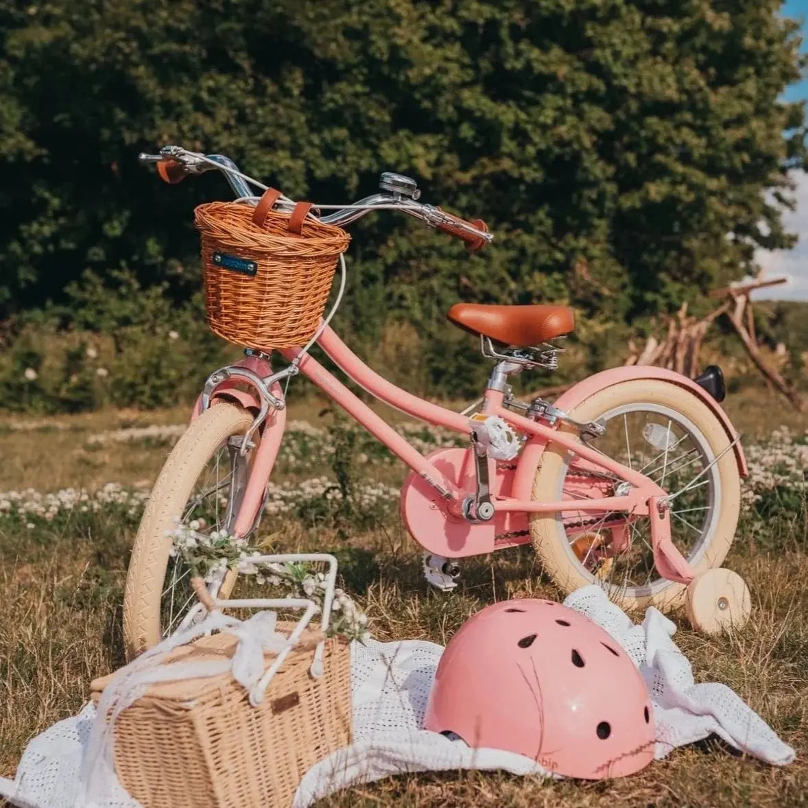 BOBBIN BIKES - Vélo Enfant Gingersnap 16" - Rose Pâle