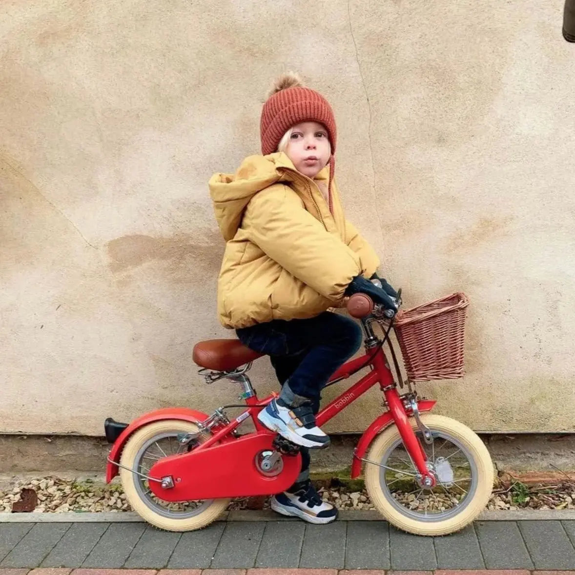 BOBBIN BIKES - Vélo Enfant Moonbug 12" - Rouge