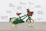 BOBBIN BIKES-Vélo Enfant Moonbug 12" - Vert-Les Petits