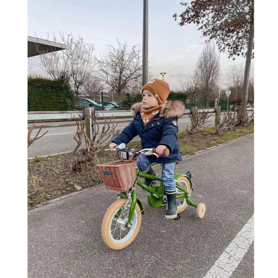 BOBBIN BIKES-Vélo Enfant Moonbug 12" - Vert-Les Petits