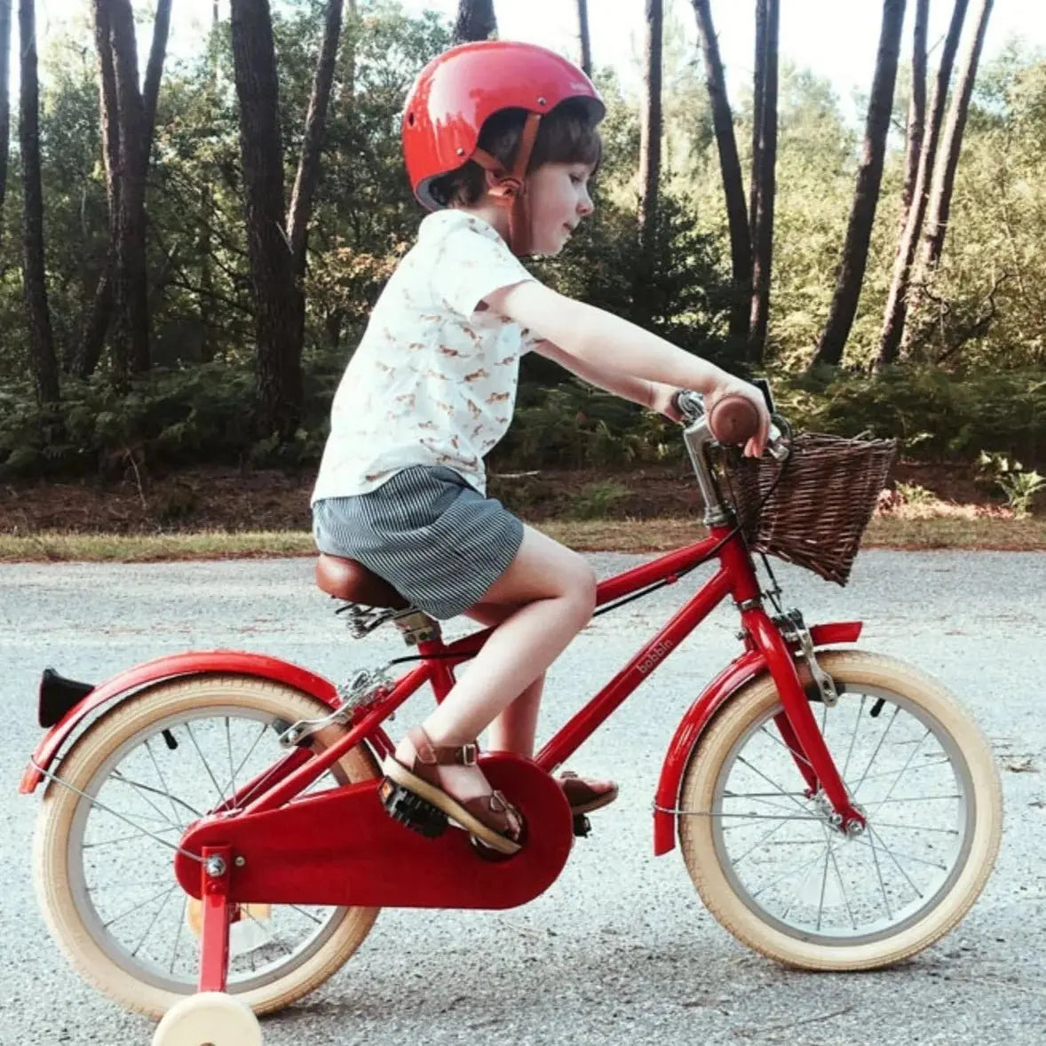 BOBBIN BIKES - Vélo Enfant Moonbug 16" - Rouge