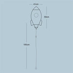 BUOKIDS - Veilleuse en Forme de Fusée