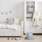 CAM CAM - Coussin À Chevrons - Blanc Cassé