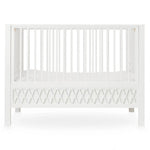 CAM CAM - Lit Bébé Evolutif Harlequin 60x120 Cm - Blanc