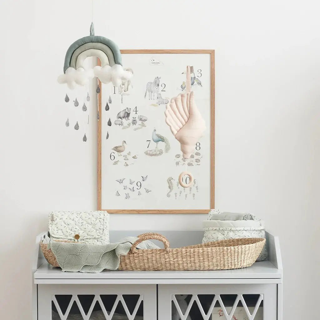 CAM CAM - Mobile Arc en Ciel - Vert Sauge