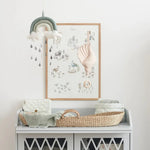 CAM CAM - Mobile Arc en Ciel - Vert Sauge