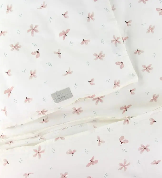 CAM CAM - Parure De Lit - Gots Windflower Creme - Tailles Junior Et Adulte