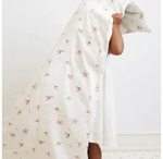 CAM CAM - Parure De Lit - Gots Windflower Creme - Tailles Junior Et Adulte