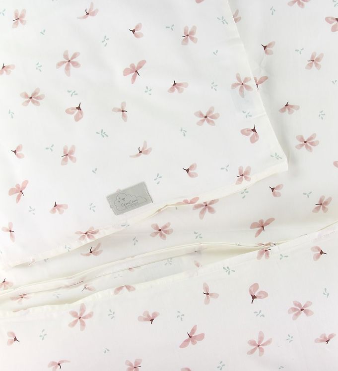 CAM CAM - Parure De Lit - Gots Windflower Creme - Tailles Junior Et Adulte