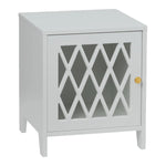 CAM CAM - Table De Chevet Harlequin En Bois - Gris Classique