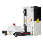 CANDYLAB - Voiture en Bois Police Noir