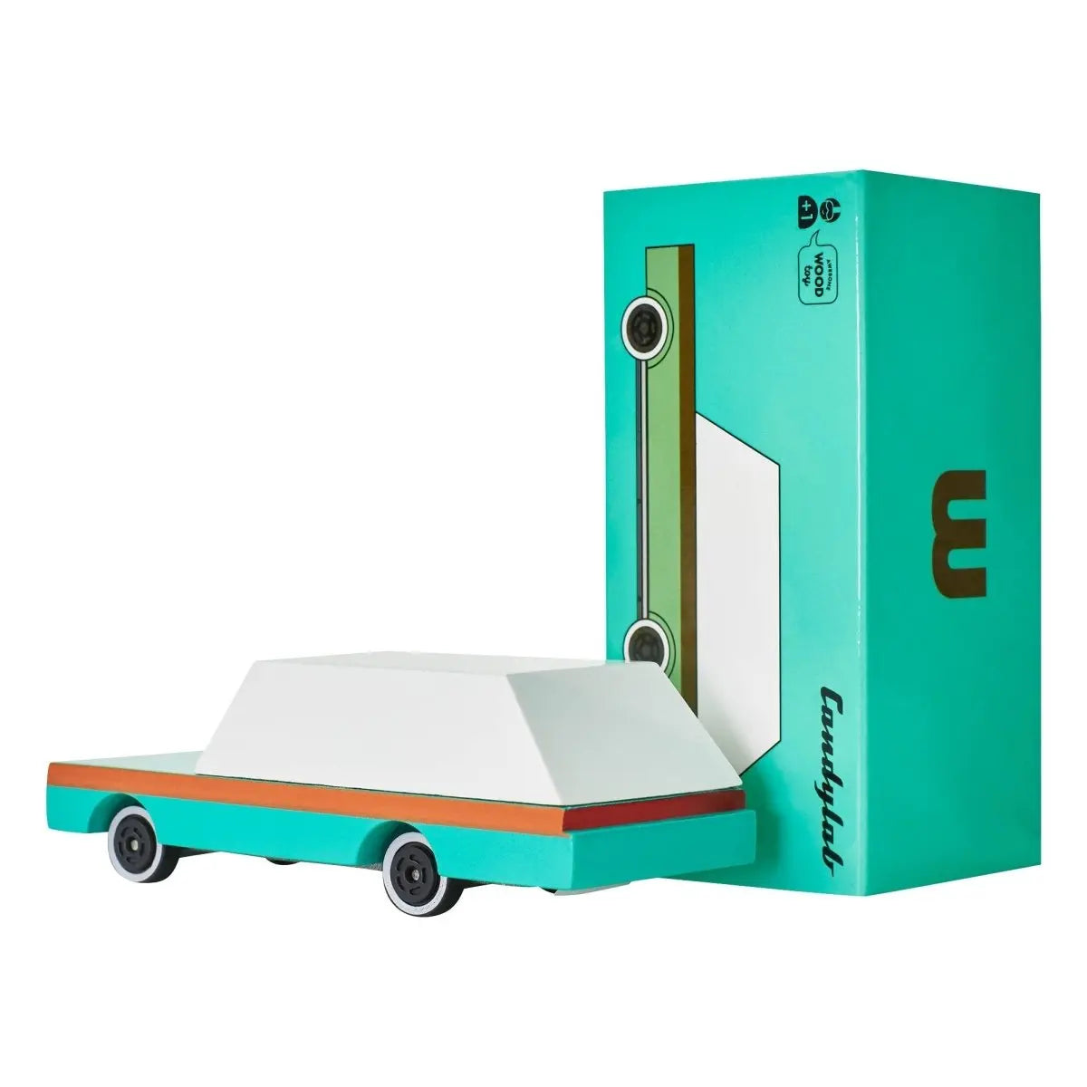 CANDYLAB - Voiture en Bois Teal Candycar