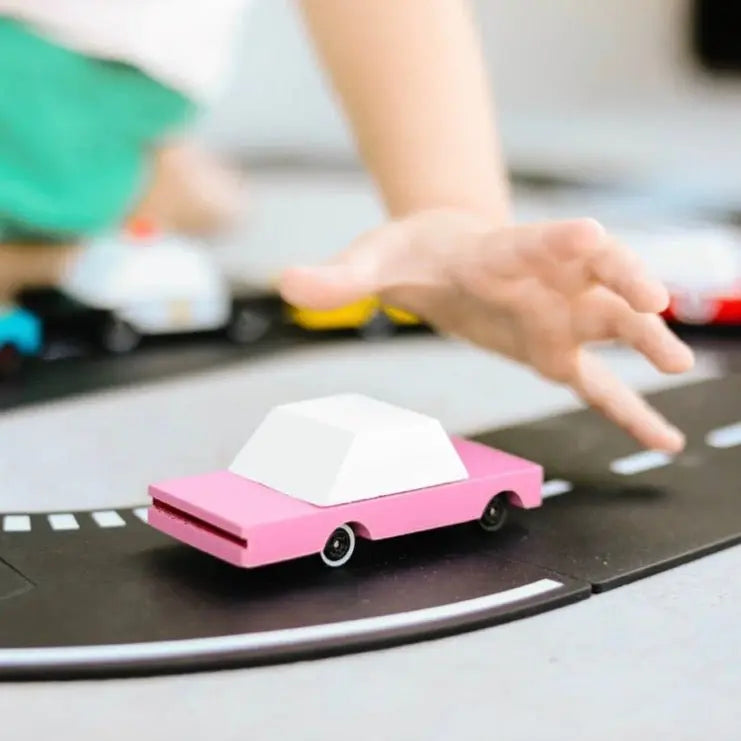 CANDYLAB - Voiture Pink Sedan en Bois Rose