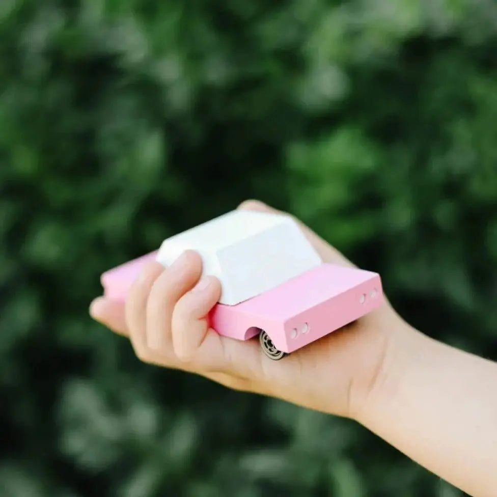 CANDYLAB - Voiture Pink Sedan en Bois Rose